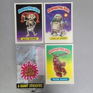 3 Topps 1986 Garbage Pail Kids Giant Cards#13, #29, #34 Series 1 - With Wrapper